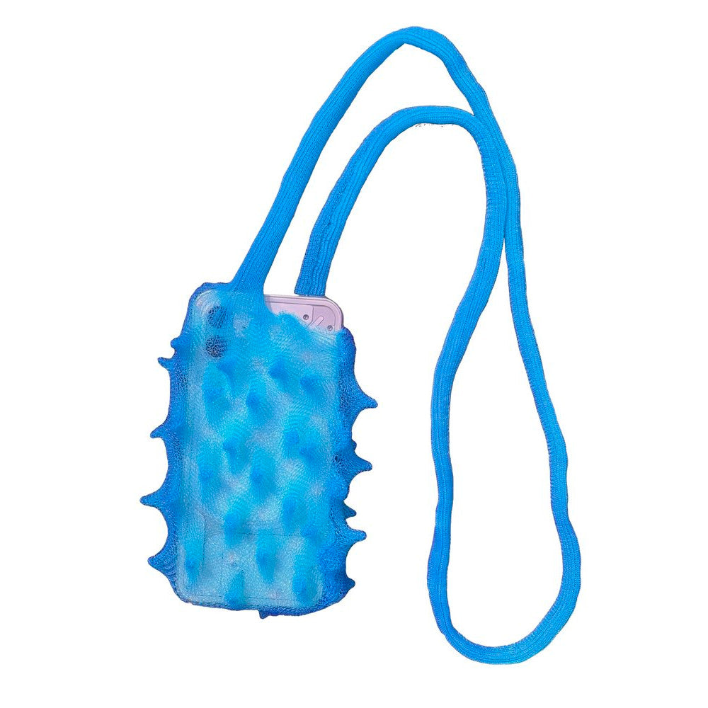 Spiky Phone Bag Blue
