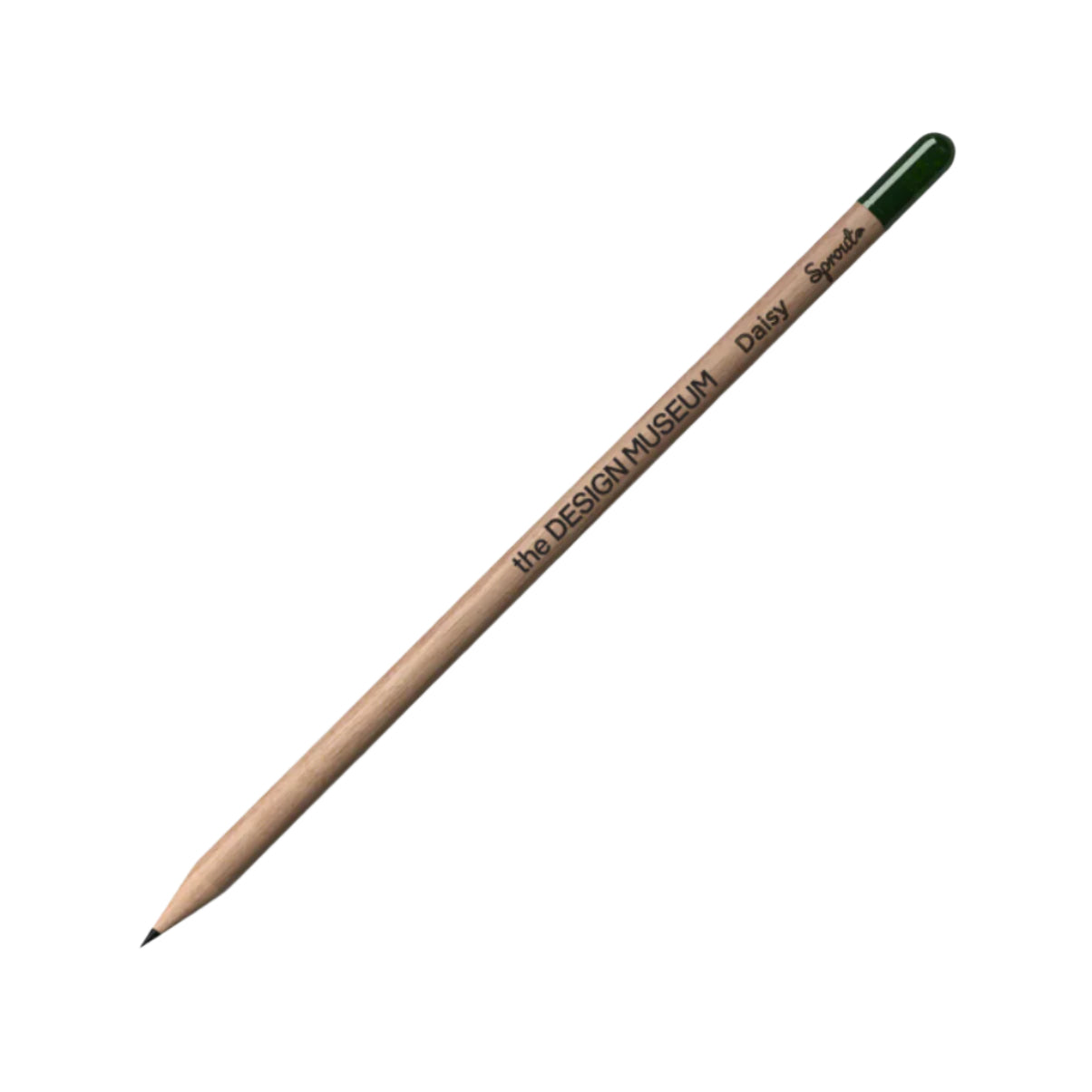 Pencil with 'The Design Museum' branding on a white background
