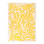 Yellow tea towel