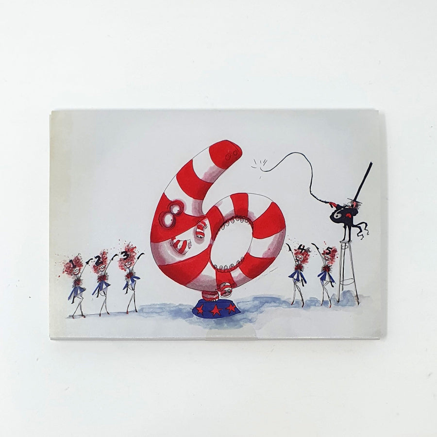 Tim Burton Illustrated Numbers Postcard Pack