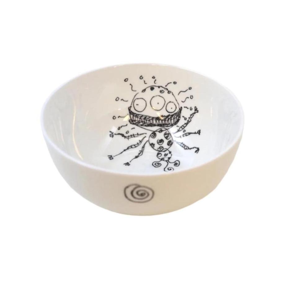 Tim Burton Clown Illustration Bowl - 12 cm