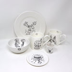 Group of Tim burton white fine bone china products