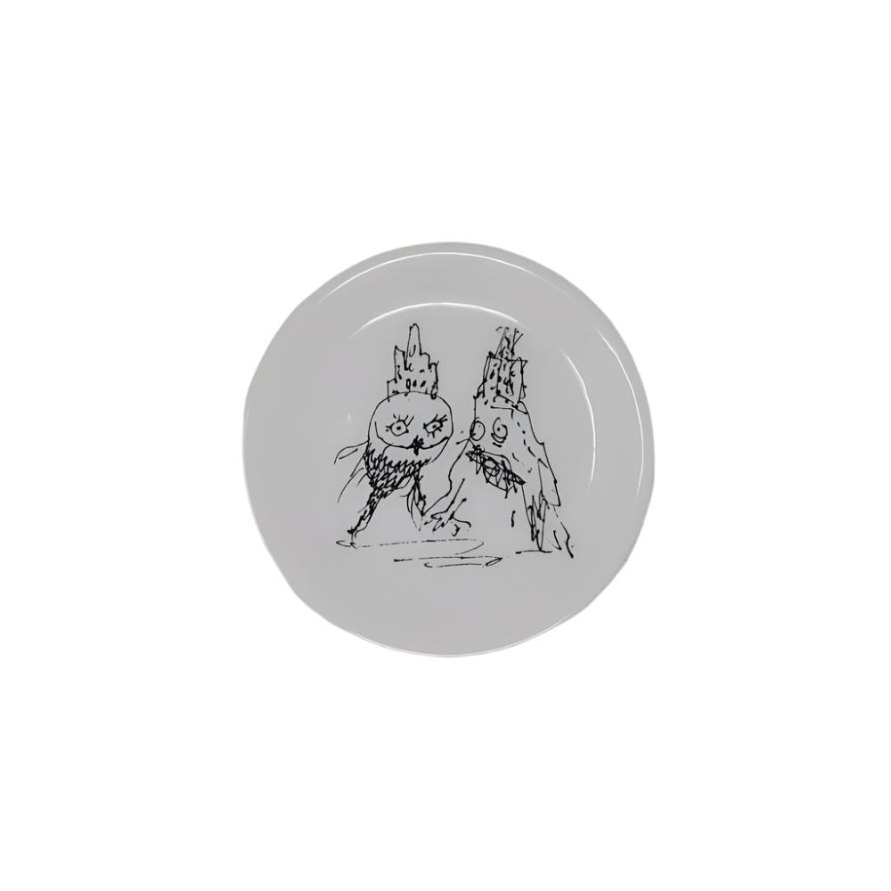 Tim Burton illustrated English fine bone china coaster