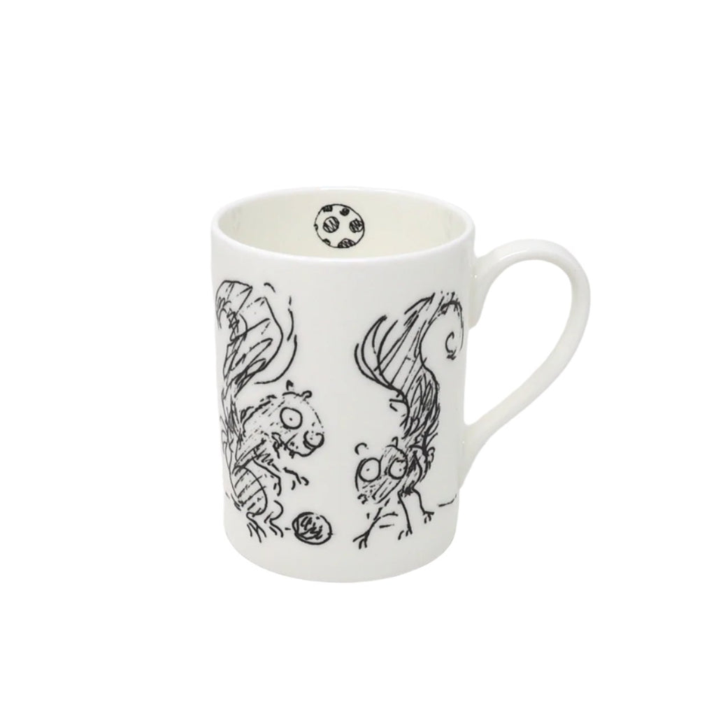 Fine china mug with Tim Burton illustration