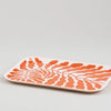 Tray on its side in orange