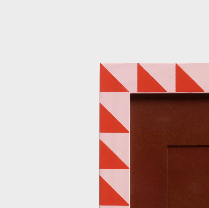 Pink Triangles Frame