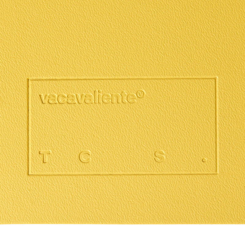 Two Toned Eucalyptus and Mustard A5 Leather Notebook