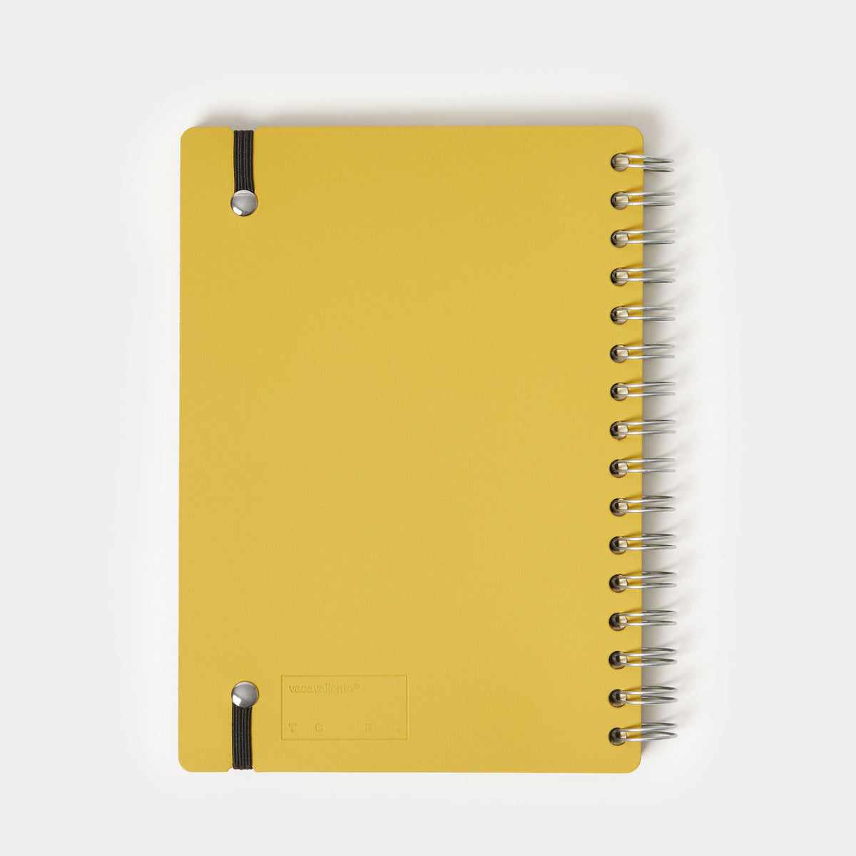Two Toned Eucalyptus and Mustard A5 Leather Notebook
