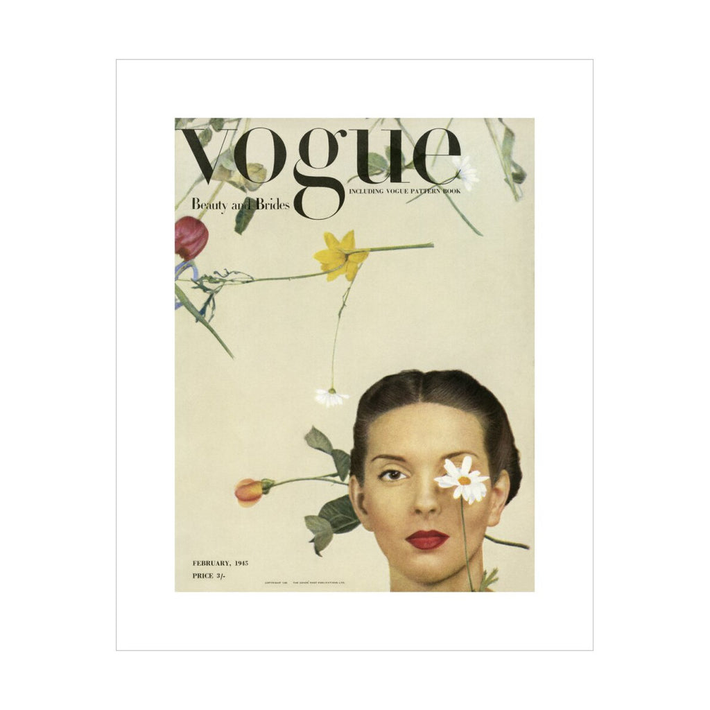 Vogue Cover February 1945 Print - 40 x 50 cm