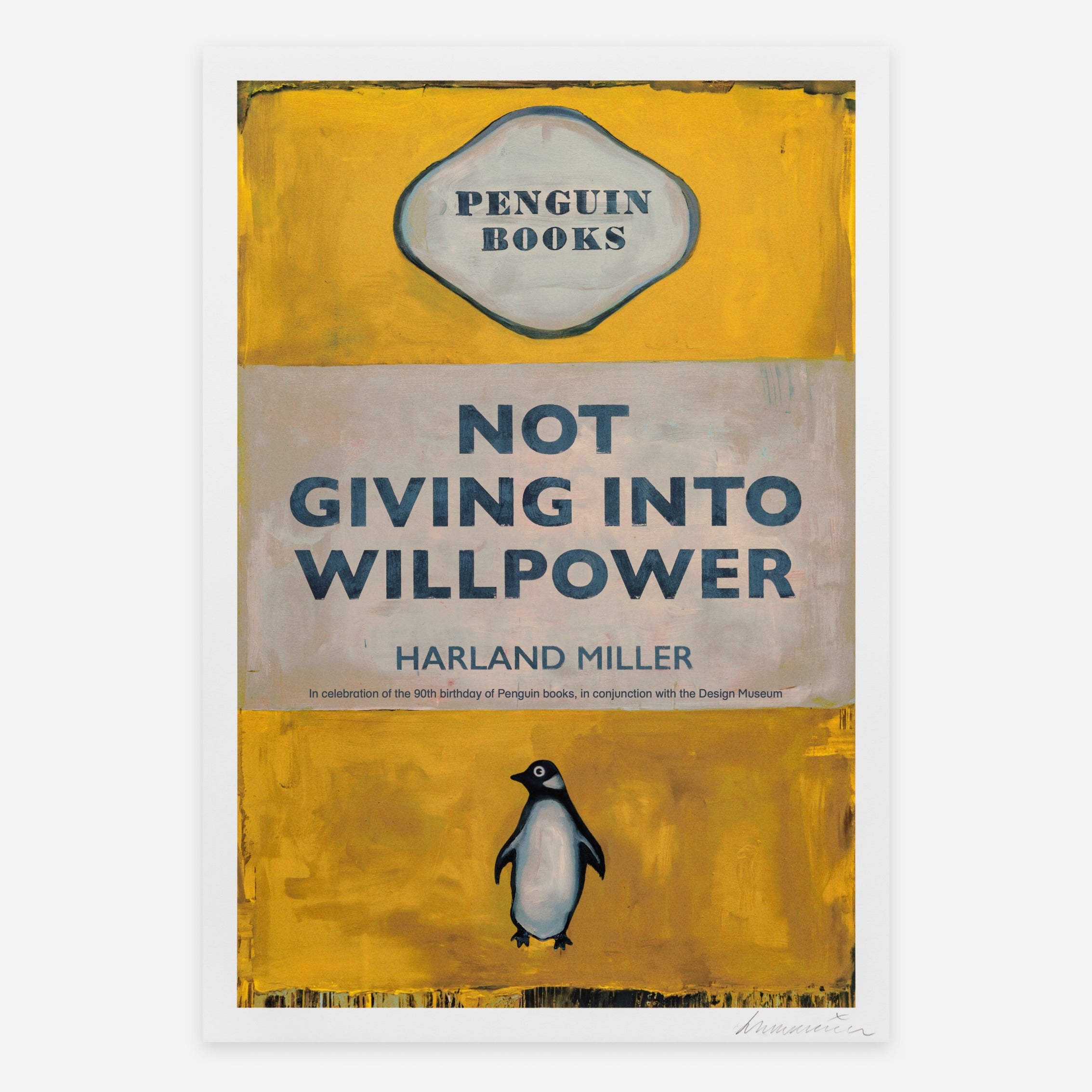Yellow Harland Miller print