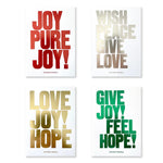 Foiled Christmas card set