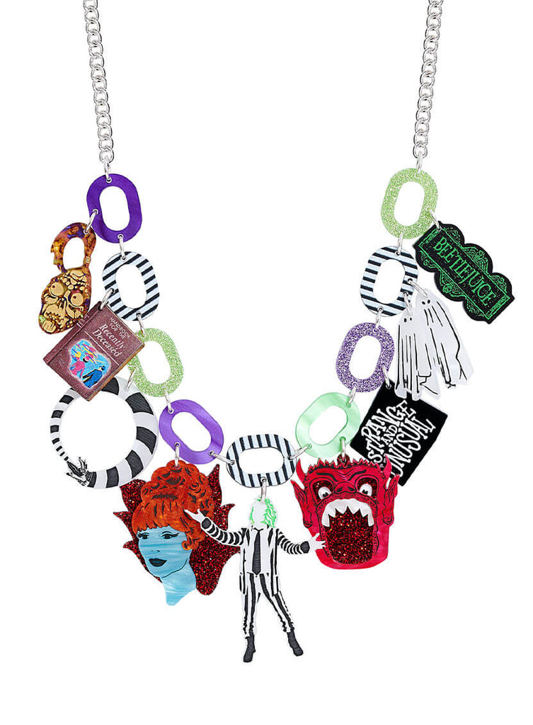 Tim Burton Beetlejuice Charm Necklace