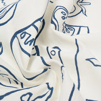 Bistro Ingredients Navy Tea Towel