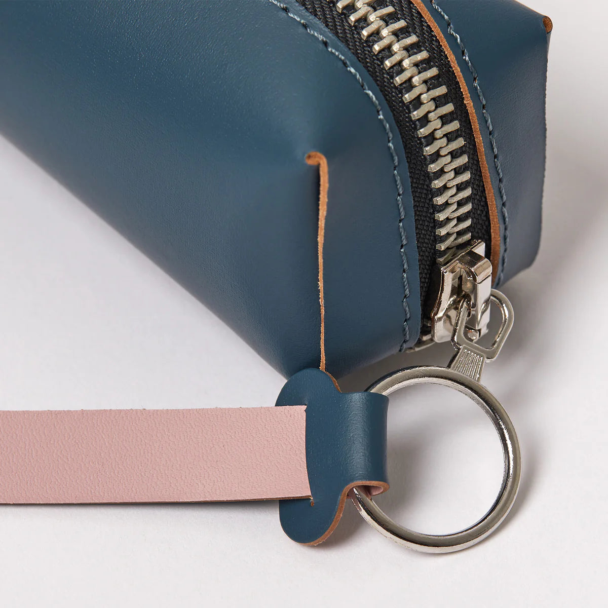 Cuero Pink and Petrol Tube Pencil Case