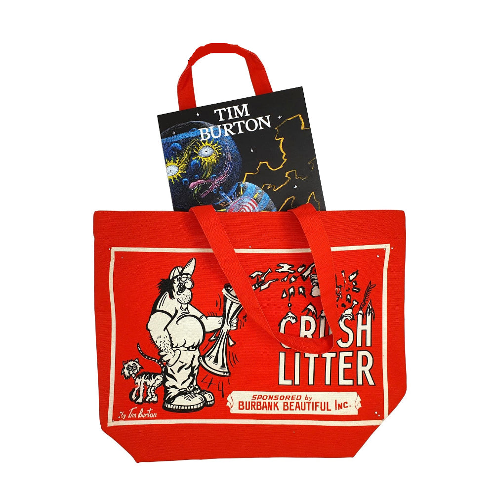 Tim Burton Signed Exhibition Catalogue and Tote Bundle (Sold Out)