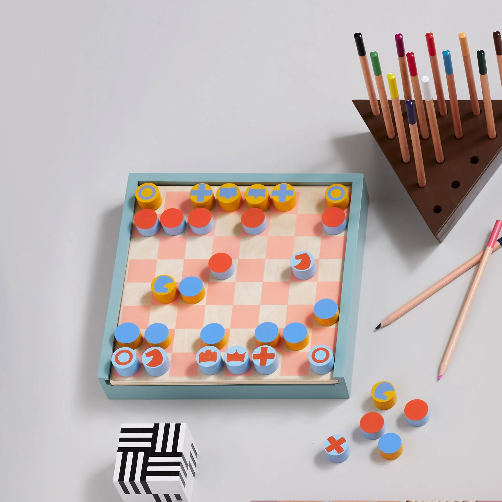 2-in-1 Chess & Checkers Set