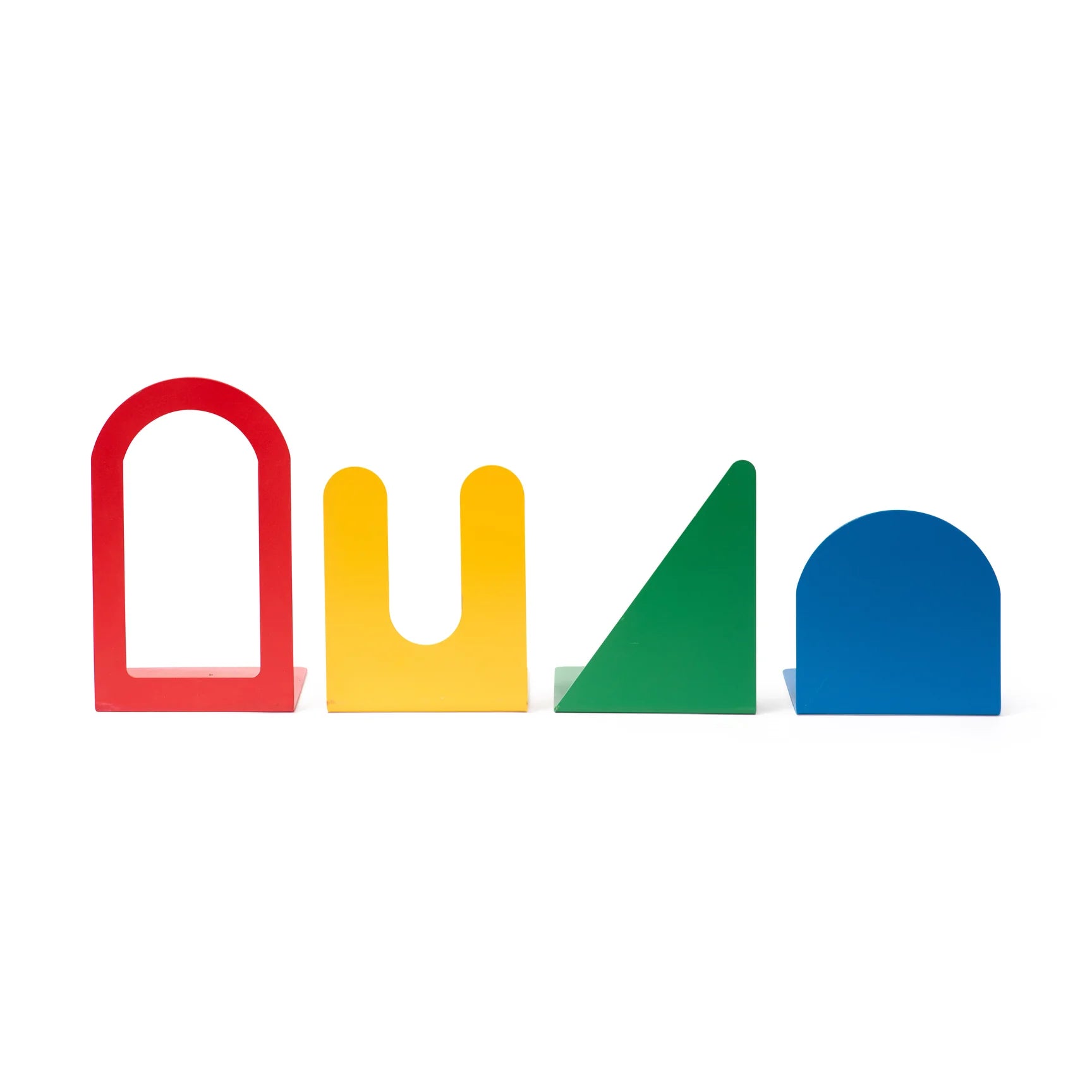 Fenestra Steel Bookends Set of 4