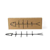 Black Fish Coat Hook
