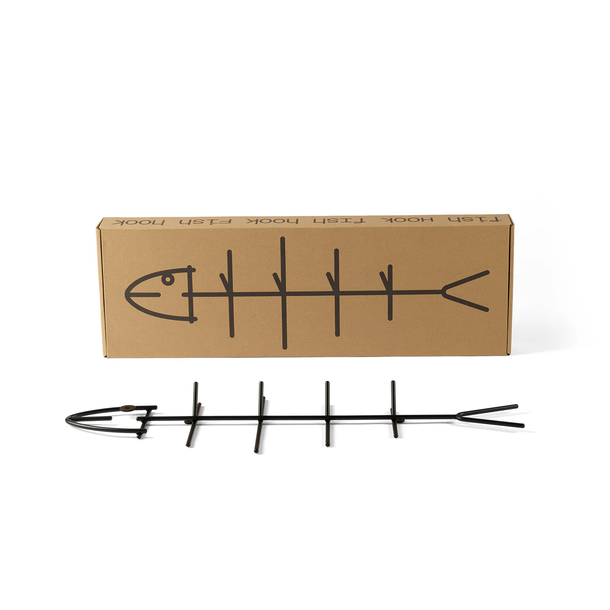 Black Fish Coat Hook