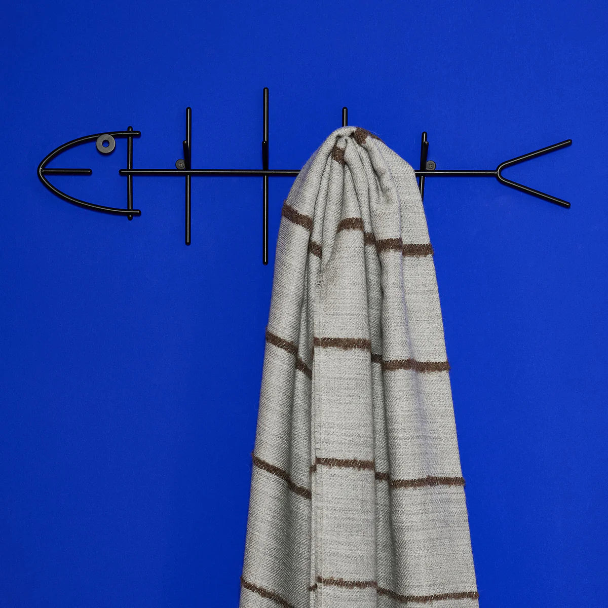 Black Fish Coat Hook