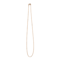 silver necklace chain on a white background