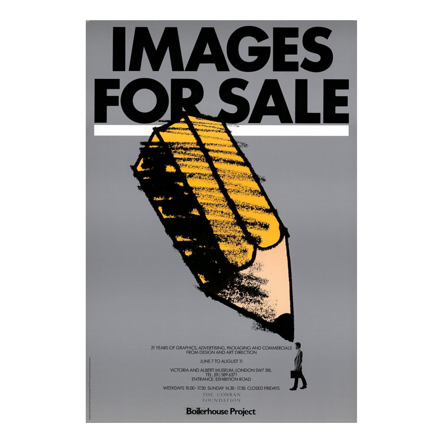 Images for Sale 1983 Unframed Archive Exhibition Poster - 75 x 50 cm