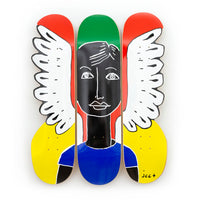 Jean-Charles de Castelbajac Pop Wing Flip Triptych Art Deck (ex-display)