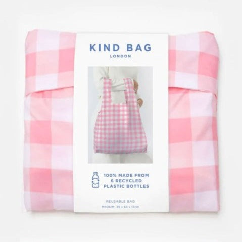 pink gingham bag