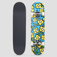 floral skateboard on a white background