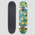 floral skateboard on a white background