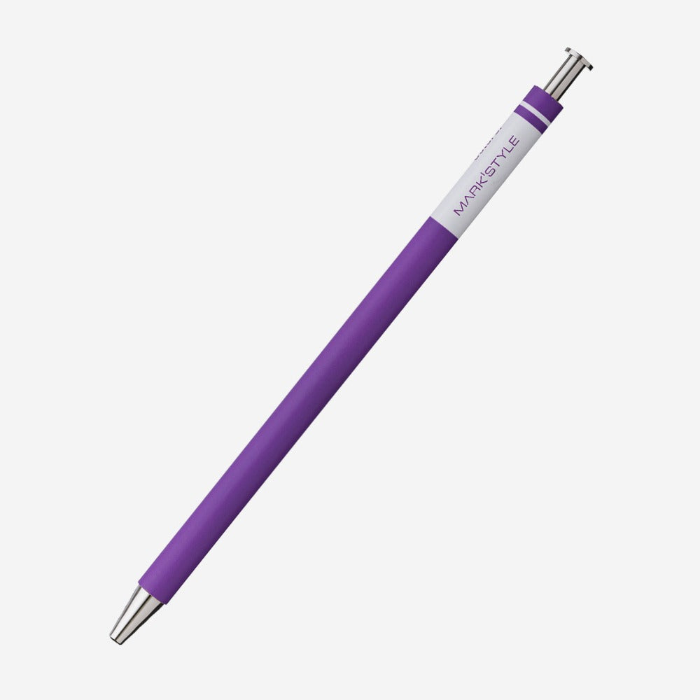 Gel Ballpoint Pen Dark Purple - black ink