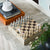Chess board on a side table