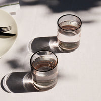 Ombre Peach and Smoke Tumbler Set of 2