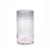 Ombre Peach and Smoke High Ball Set of 2