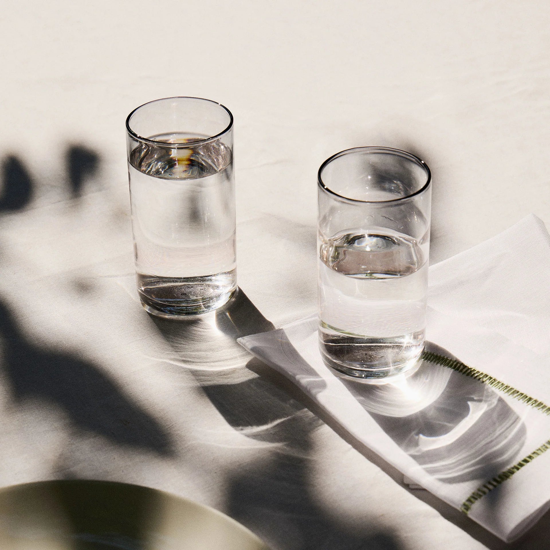 Ombre Peach and Smoke High Ball Set of 2