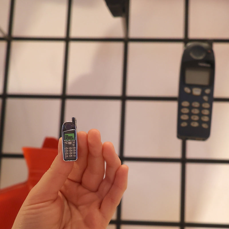 Crowdsourced Wall Mobile Phone Enamel Pin Badge