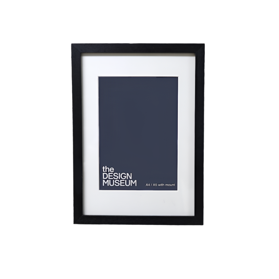 Black framed picture with 'the Design Museum' text on a white background