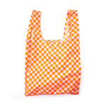 Kind Bag Checkerboard Tote Pink and Orange