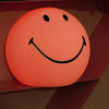 Pink Smiley Face Lamp