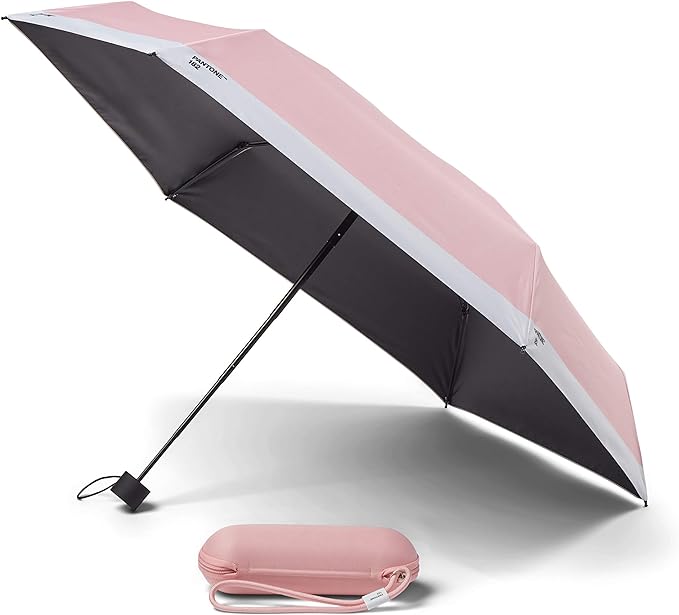 Pantone Pink Travel Umbrella