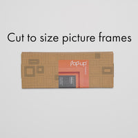 Stop motion video of pop-up frame assembly instructions
