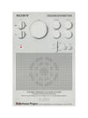 Sony Design 1982 Vintage Exhibition Poster (Print-on-demand)