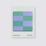 Square Checked Sticky Notes Pad