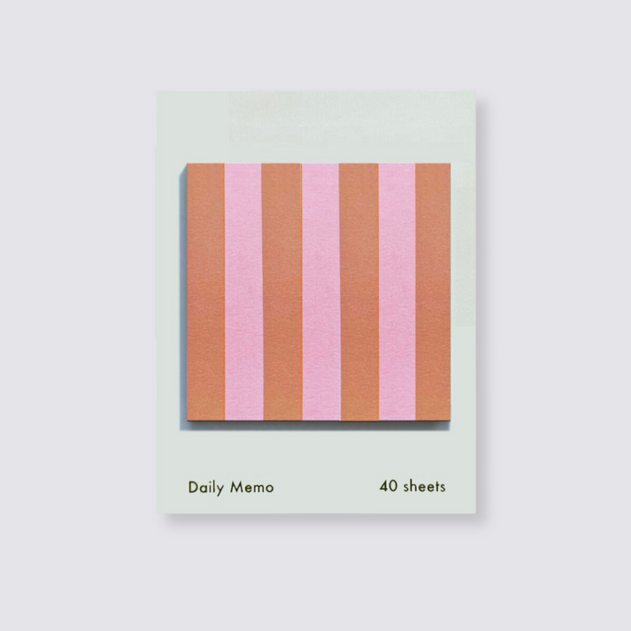 Square Stripe Sticky Notes Pad