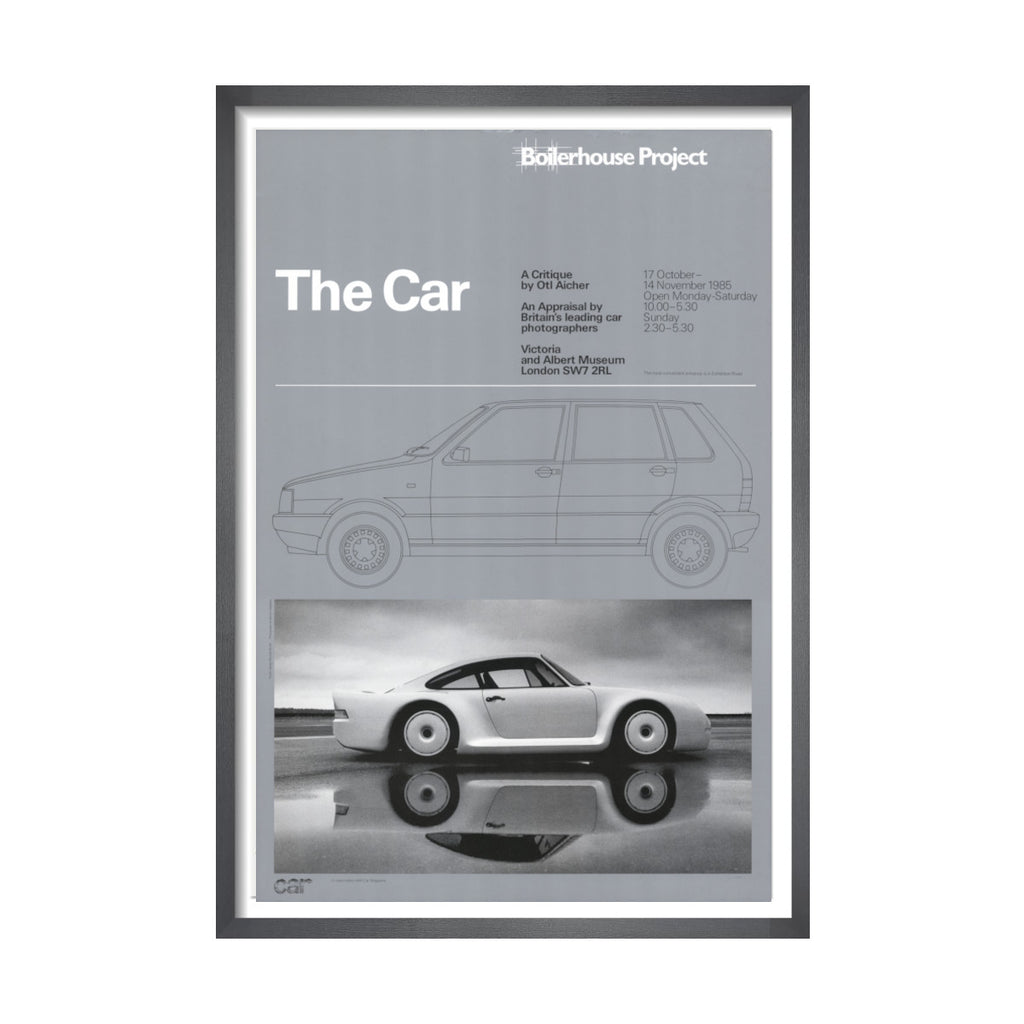 The Car 1985 Framed Archive Exhibition Poster - 80 x 55cm