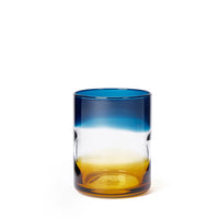 Ombre Blue and Amber Tumbler Set of 2