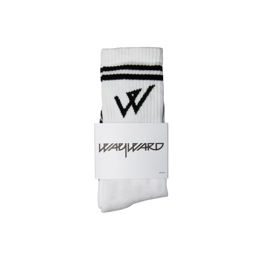 Wayward Lowgo White Socks