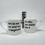 Ai Weiwei Bone China Mug 'It's life; you better use it'