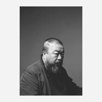 Portrait of Ai Weiwei Postcard