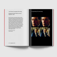 Open page featuring stills of the Irishman 